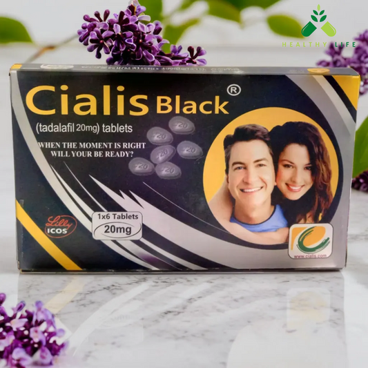 Ci@lis Black 20mg - Per Pack 1×6 T@bs